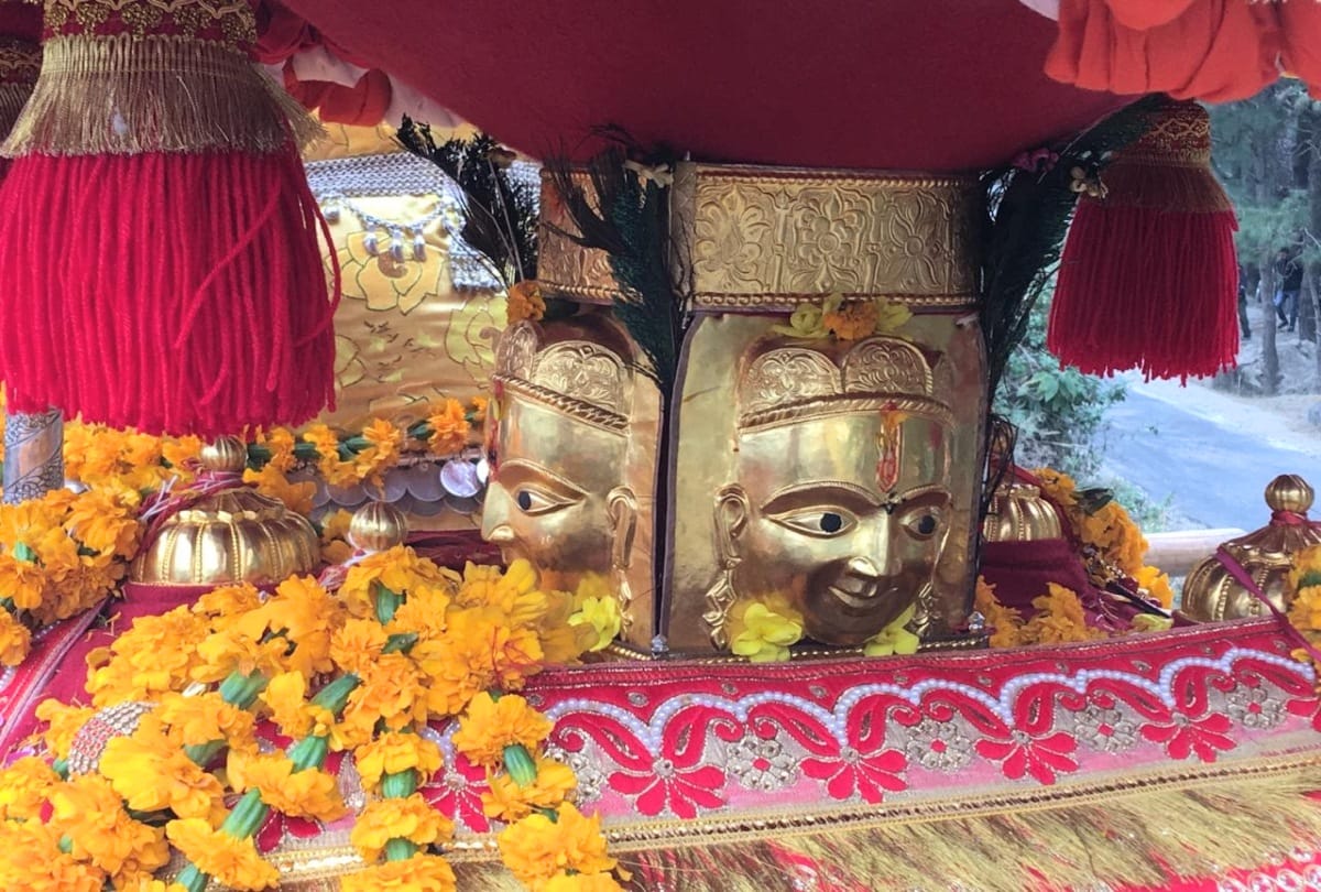 After 45 years deity Idol converted into gold in mandi himachal