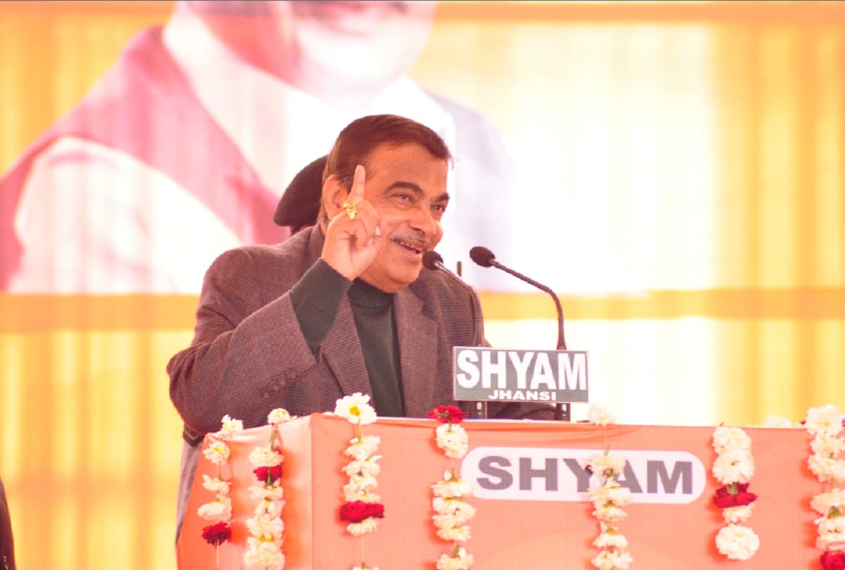 Nitin Gadkari with rajnath singh and cm yogi gives big gift to uttar pradesh