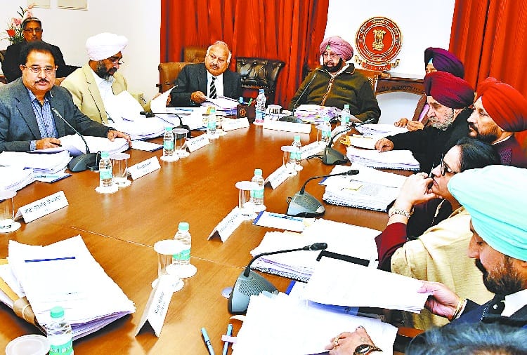 Punjab Cabinet Meeting on 1 March 2019 leaded by CM Captain Amrinder Singh