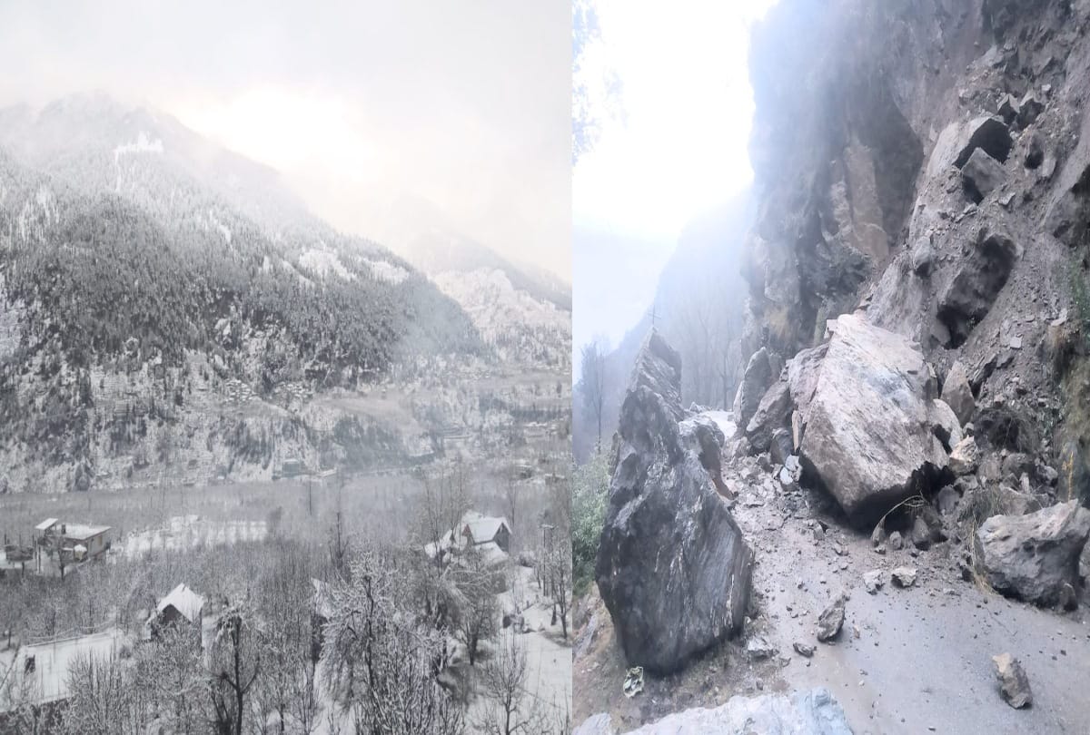 fresh snowfall recorded in himachal and full collapsed in kullu