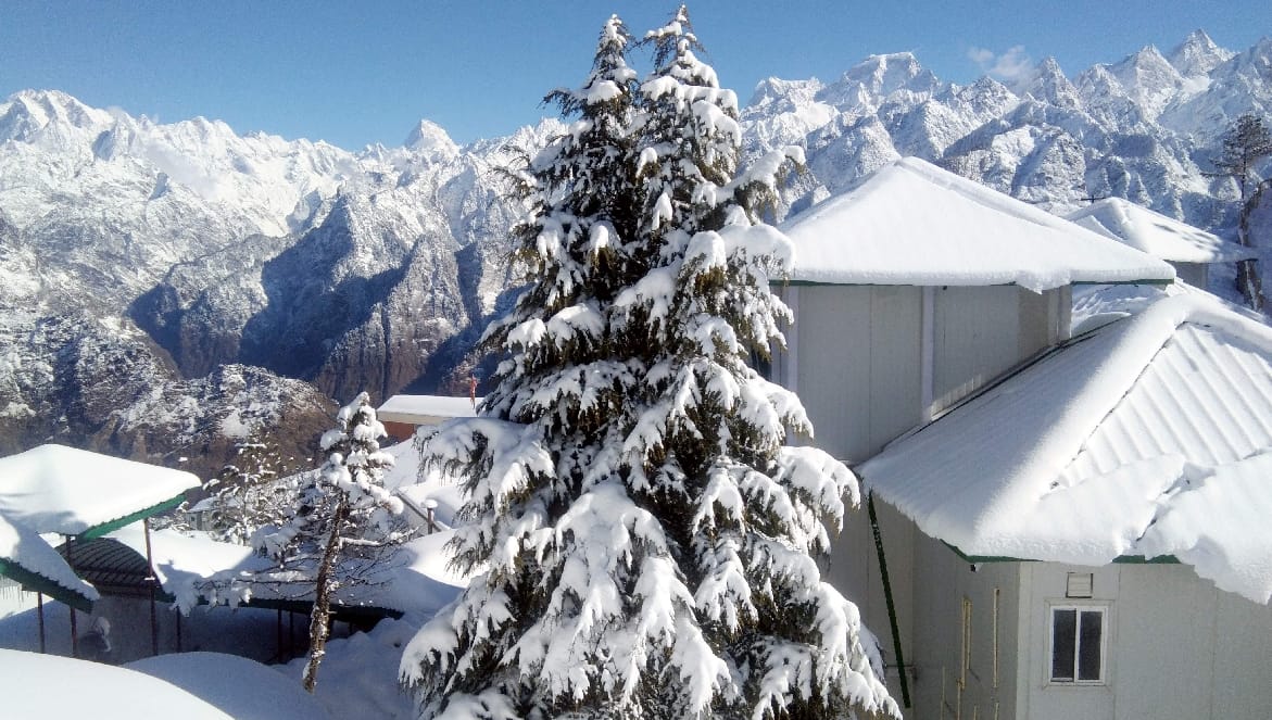Bitter cold weather again after Snowfall in uttarakhand uttarakhand