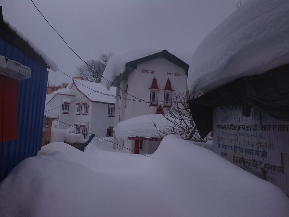 Bitter cold weather again after Snowfall in uttarakhand uttarakhand