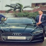 Ajay devgan with Audi A5