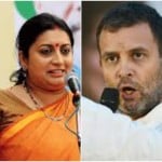 समृति ईरानी-राहुल गांधी