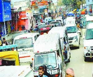 People suffering from jam in Ayodhya