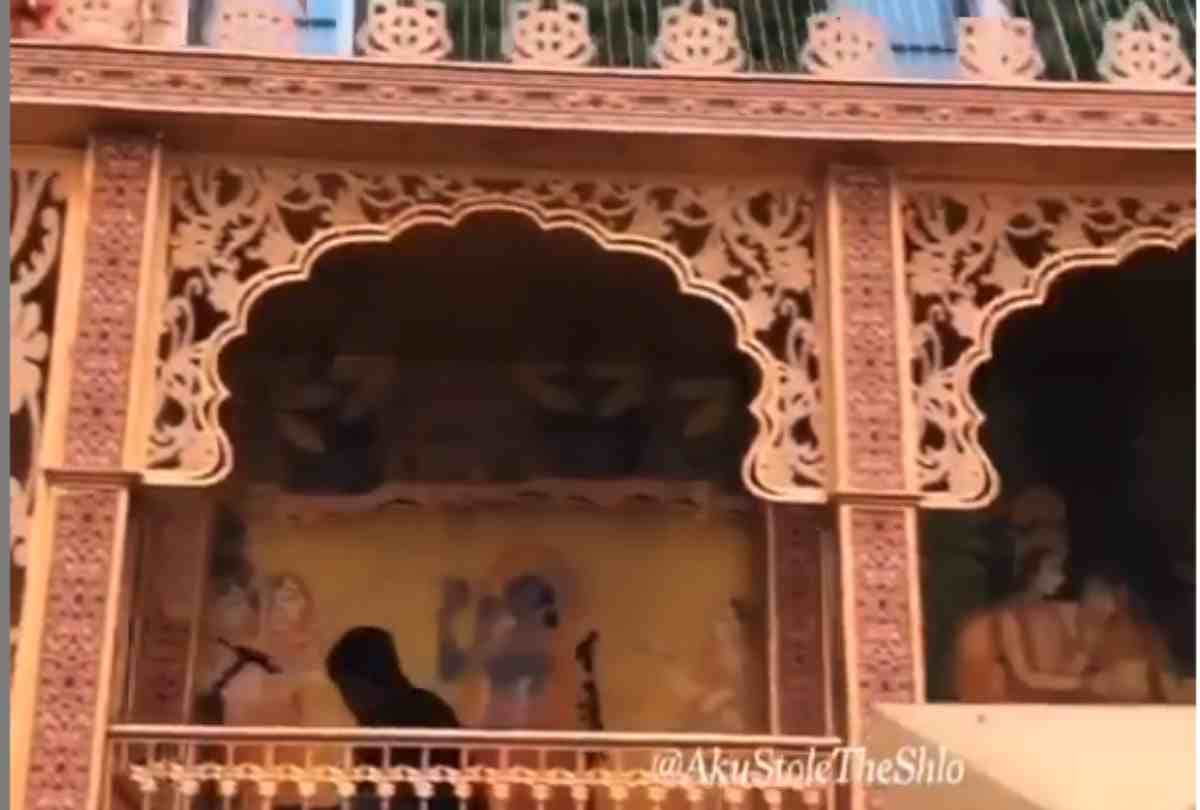 mukesh ambani house antilia decorated for akash shloka wedding ceremony