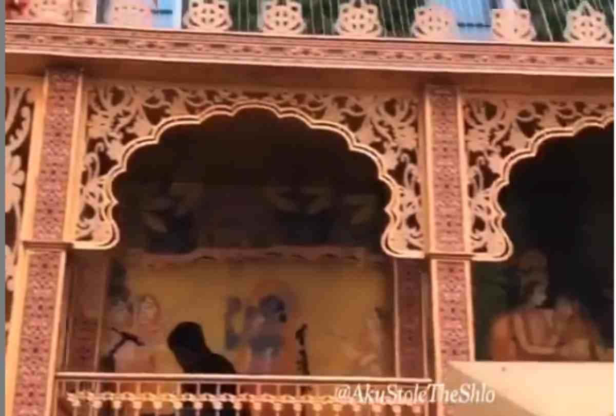 mukesh ambani house antilia decorated for akash shloka wedding ceremony