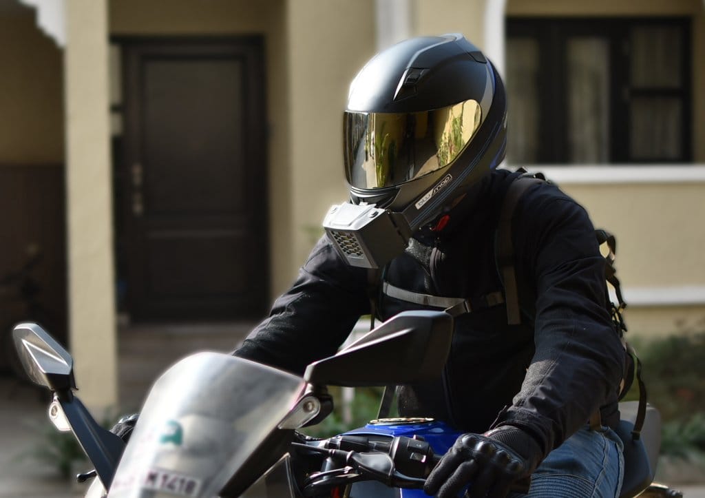 bangalore based company BluArmor launched BluSnap helmet air cooler at Rs 2,299