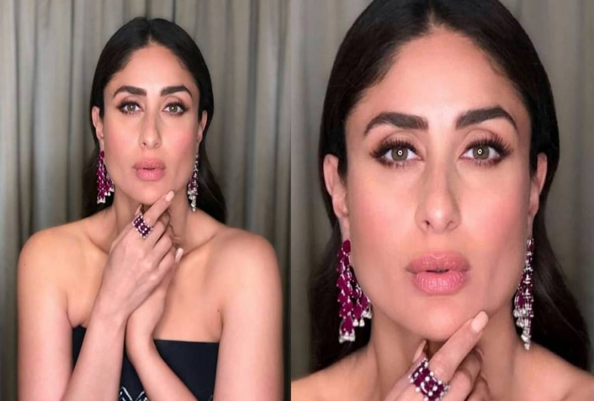 Kareena Kapoor Khan latest pictures in blue strapless gown are breaking the internet