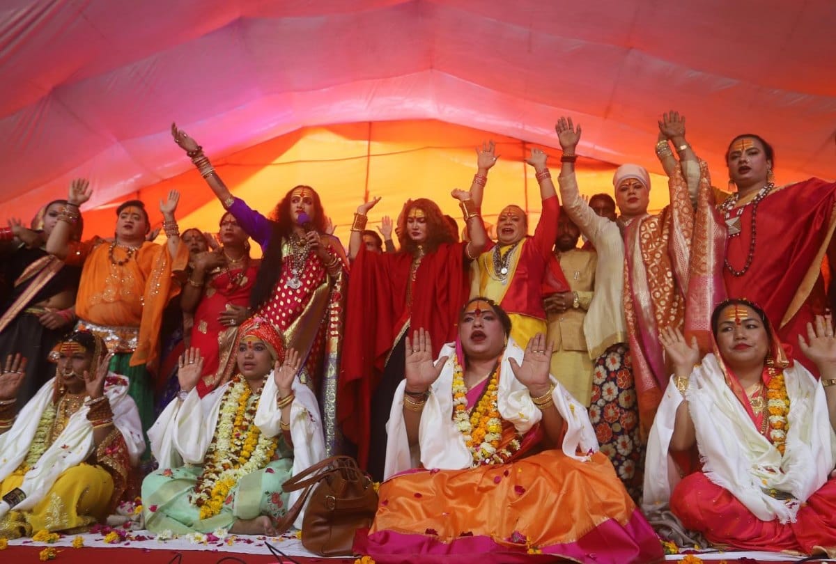 kumbh mela: Kinnar Akhada made two Mahamandaleshwar and pithadhiswar,
