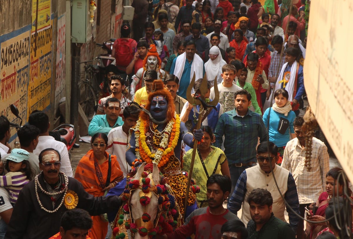 Shiv barat at mahashivaratri in varanasi