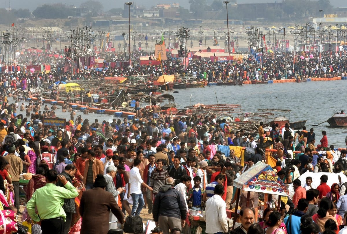 Kumbh 2019: Devotees crowd in kumbh on mahashiratri snan see pictures