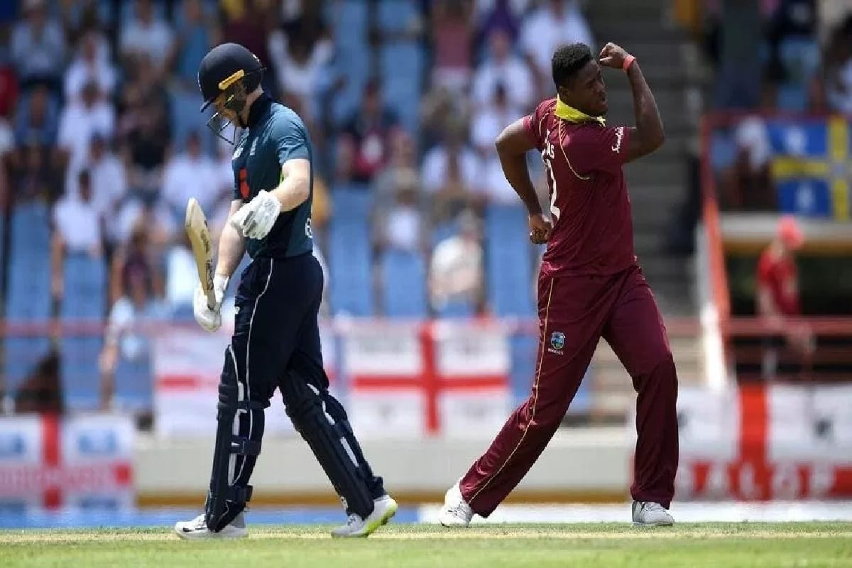 oshane thomas 5 wickets help west indies to all out england on just 113 runs