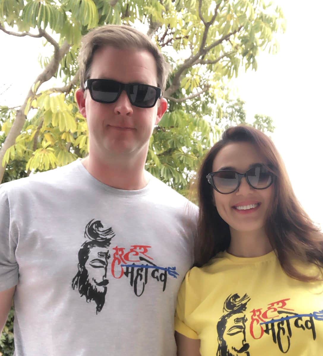 Mahashivaratri 2019 Preity Zinta celebrating Maha Shivratri with husband Gene Goodenough
