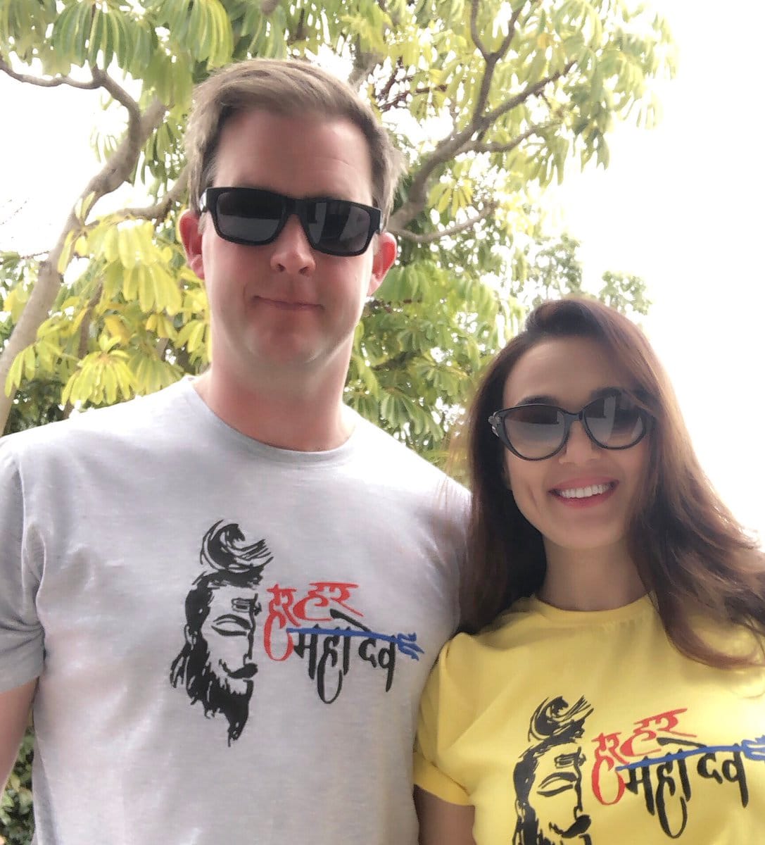Mahashivaratri 2019 Preity Zinta celebrating Maha Shivratri with husband Gene Goodenough