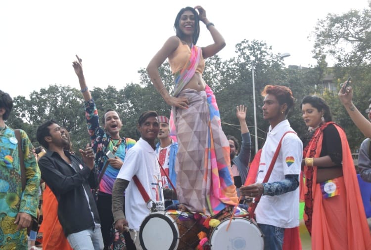 Pride Walk for Transgenders in Punjab University Chandigarh till Sector 17 Plaza