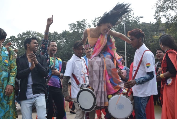 Pride Walk for Transgenders in Punjab University Chandigarh till Sector 17 Plaza