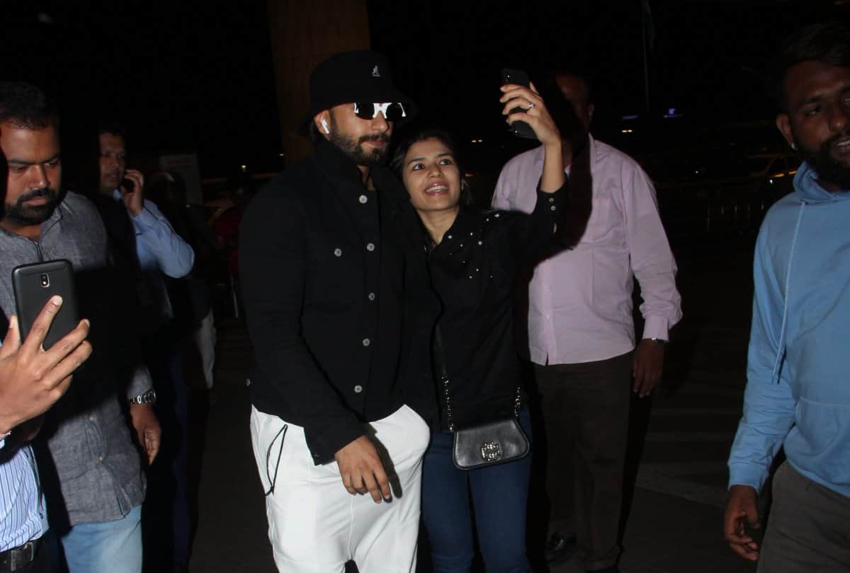 Ranveer Singh spotted at Mumbai Airport with sister ritika bhavnani