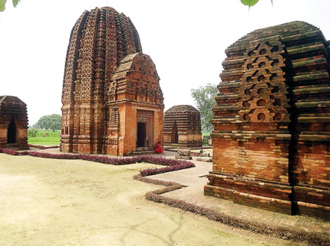 The ancient bastions in Ghatampur area