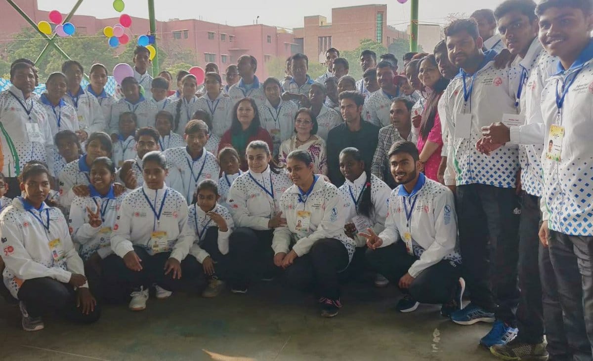 indian contingent leaves for special olympics to be held in abu dhabi