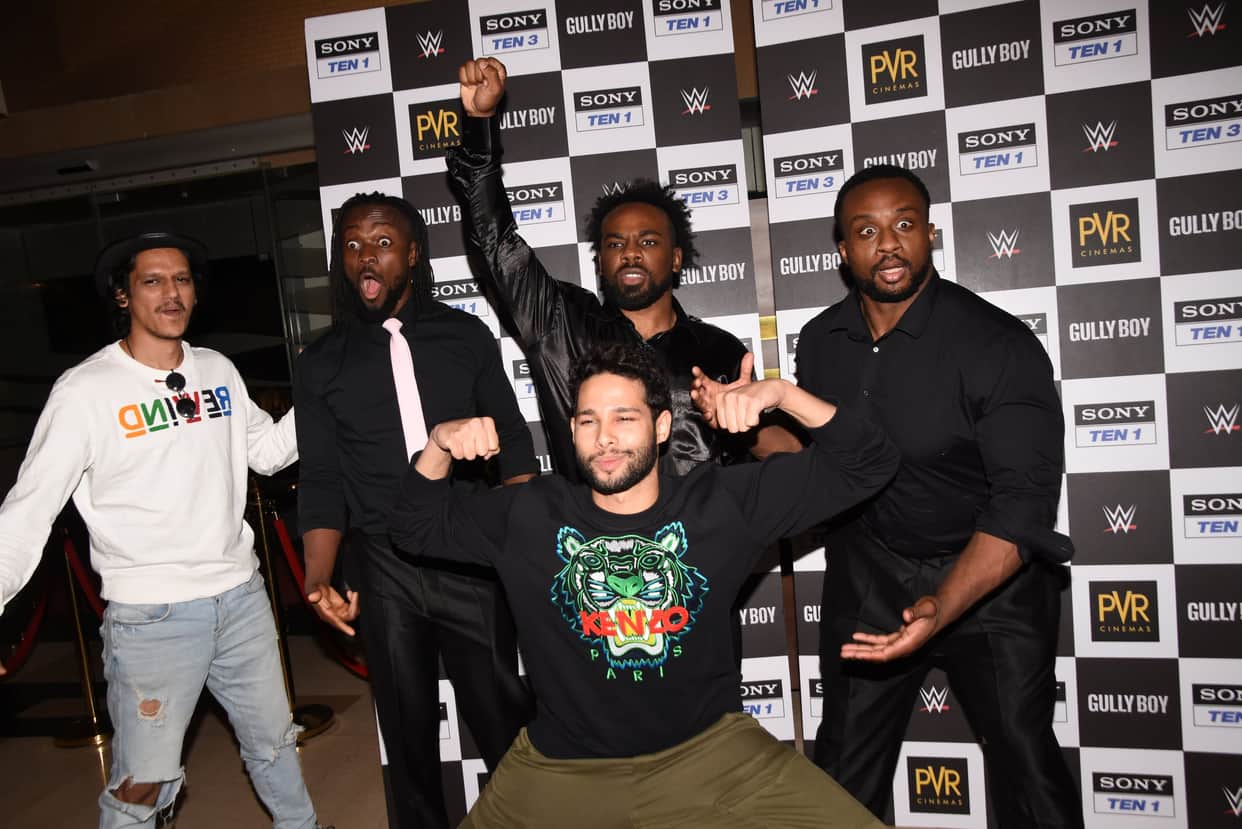 WWE wrestlers met gully boy mc and fun begins