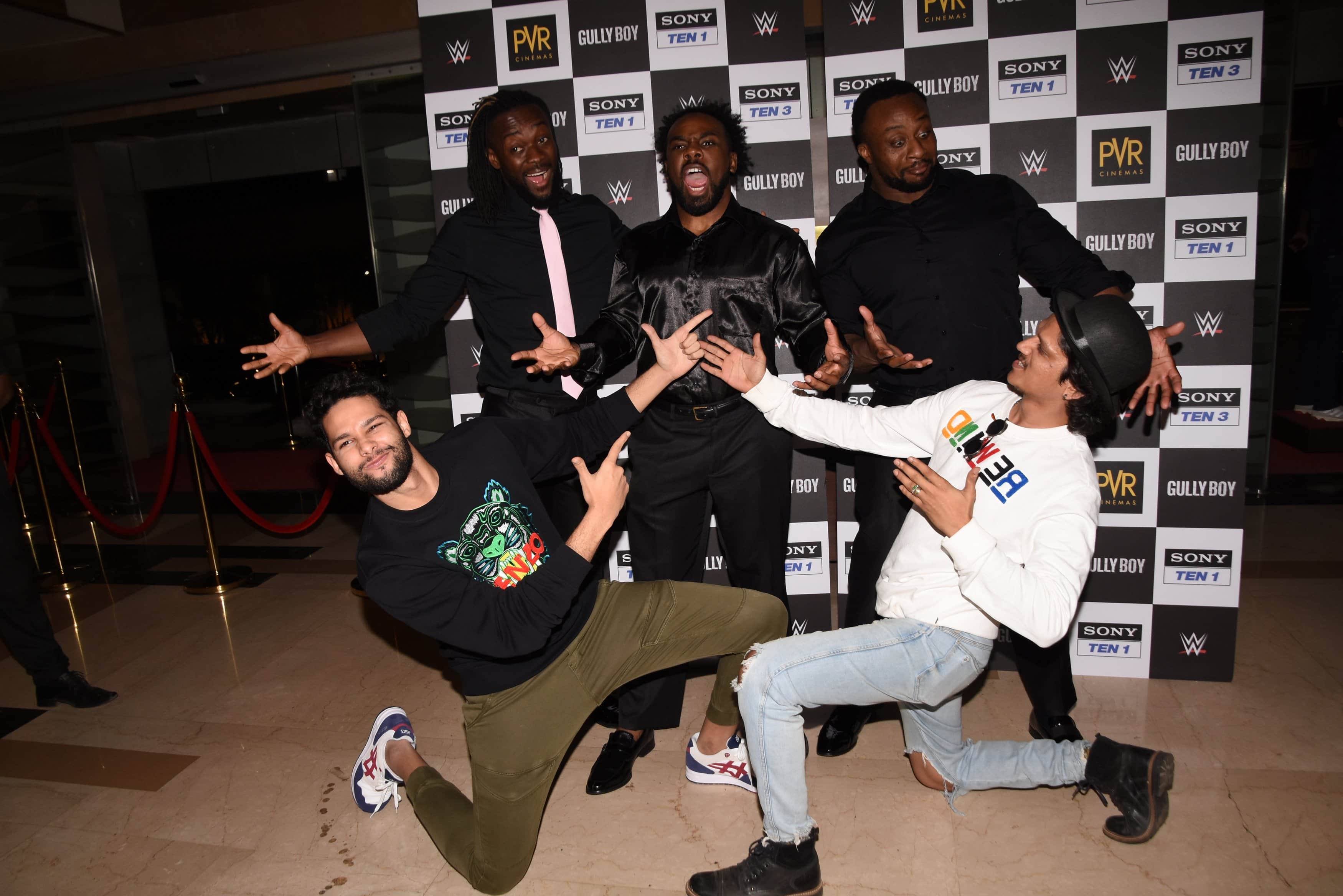 WWE wrestlers met gully boy mc and fun begins