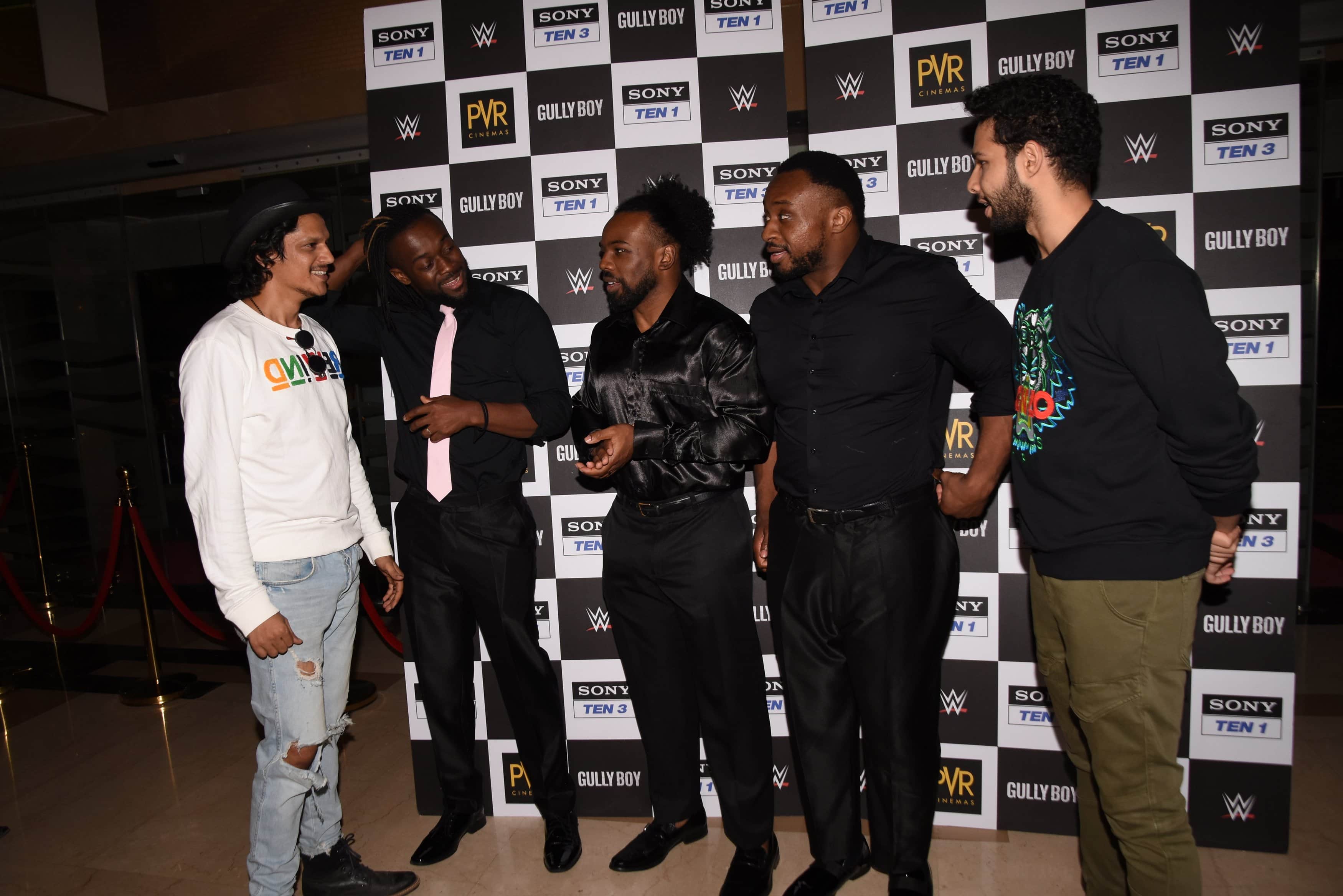 WWE wrestlers met gully boy mc and fun begins