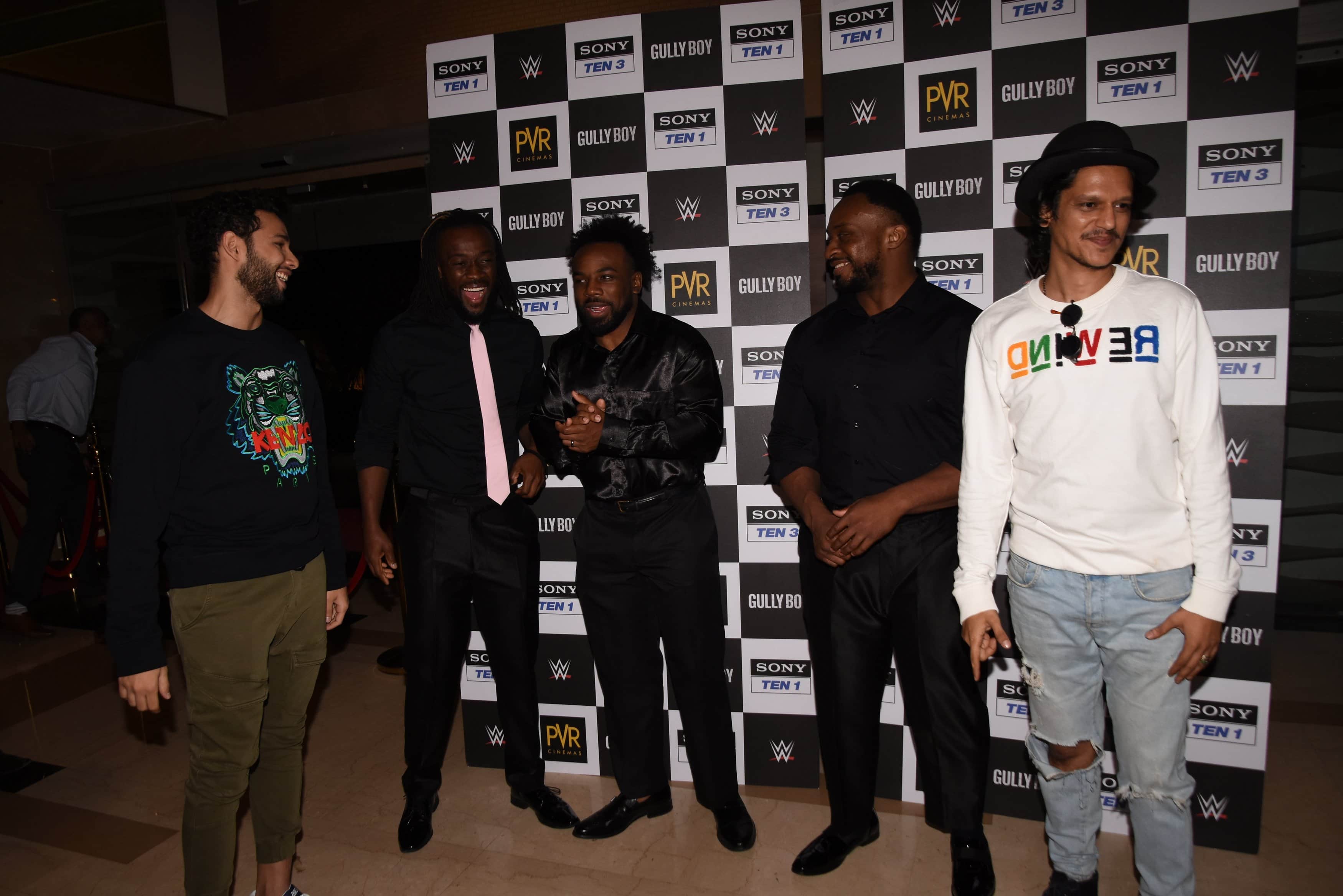 WWE wrestlers met gully boy mc and fun begins