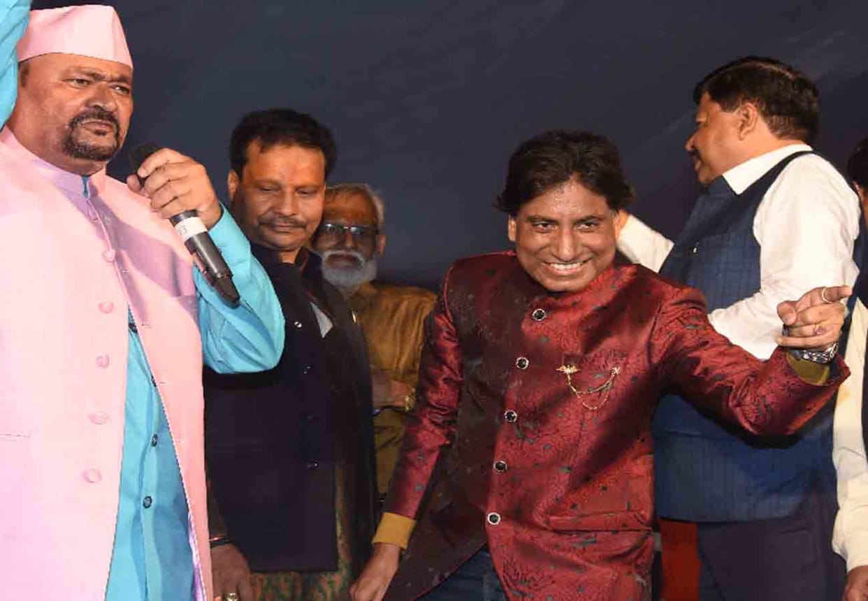 comedian raju srivastav in kanpur