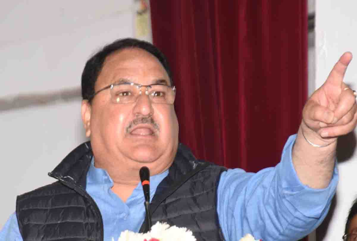 Union minister J P Nadda statement about congress