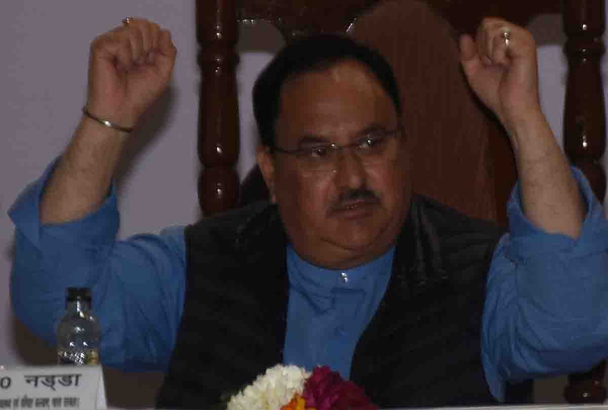 Union minister J P Nadda statement about congress