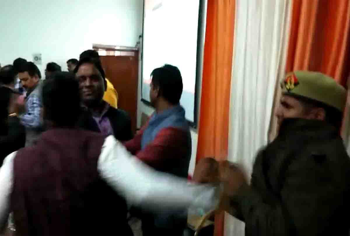 MLA's supporters beat up the District Development Officer