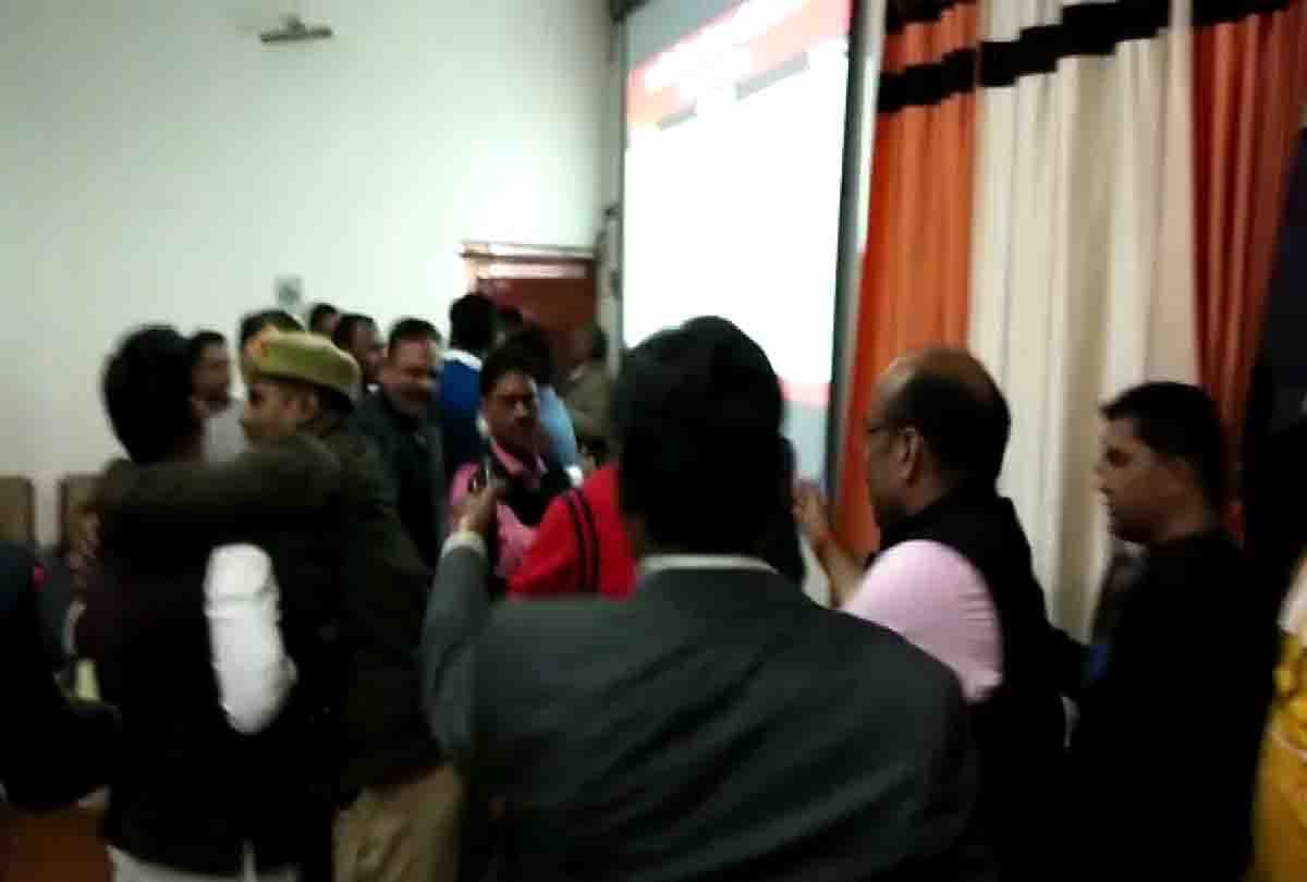 MLA's supporters beat up the District Development Officer