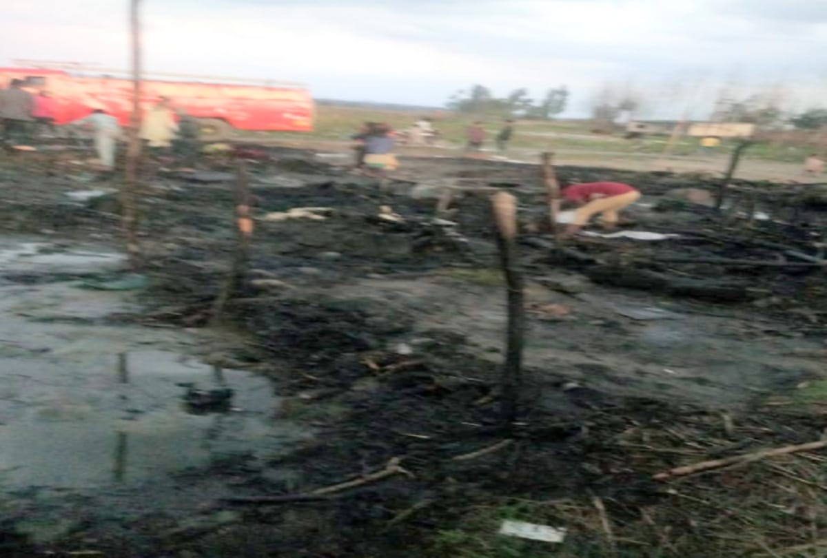 fire broke out in twelve huts in una himachal