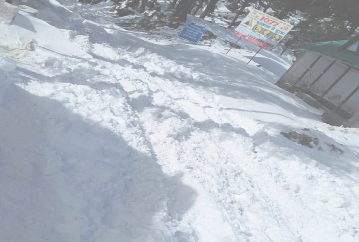 fresh snowfall and hailstorm in himachal pradesh today