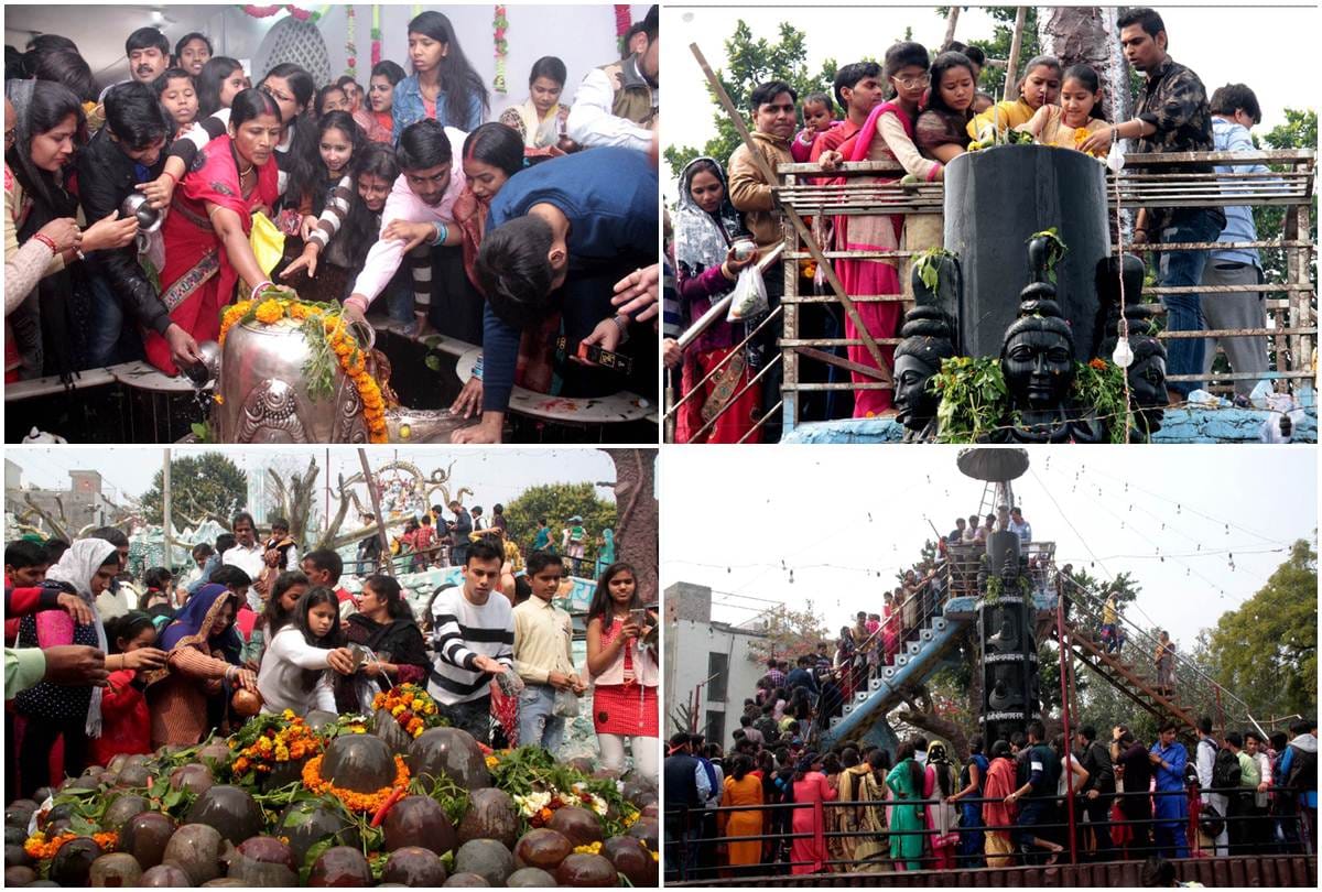 Devotees worship at Shiv temples on occasion of Shivratri 2019 in Delhi