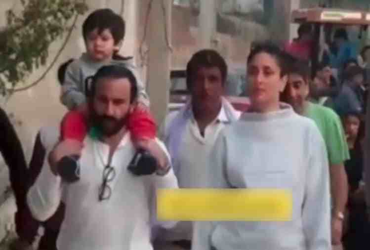 taimur ali khan enjoyed in his village with mummy kareena kapoor and papa saif