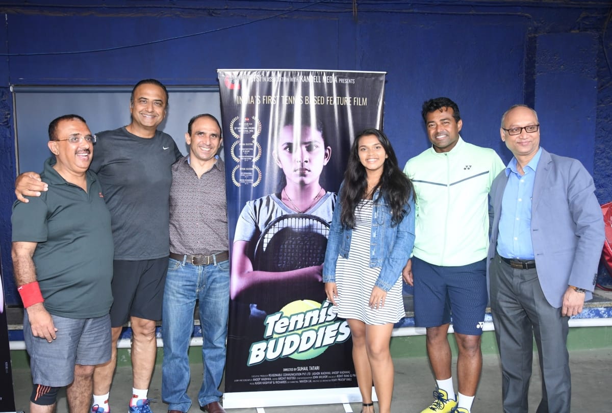 leander paes debut in bollywood film tennis buddies