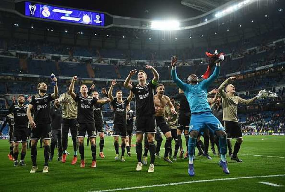 Real Madrid crashed out of the Champions League as Ajax produced a stunning 4-1 victory