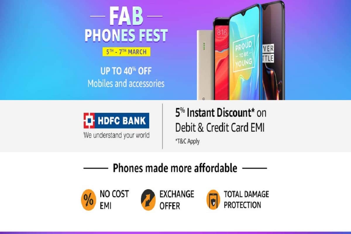 Amazon Fab Phone Fest Sale: Buy Mi A2, Redmi Y2, Realme U1 with Offers and Discounts