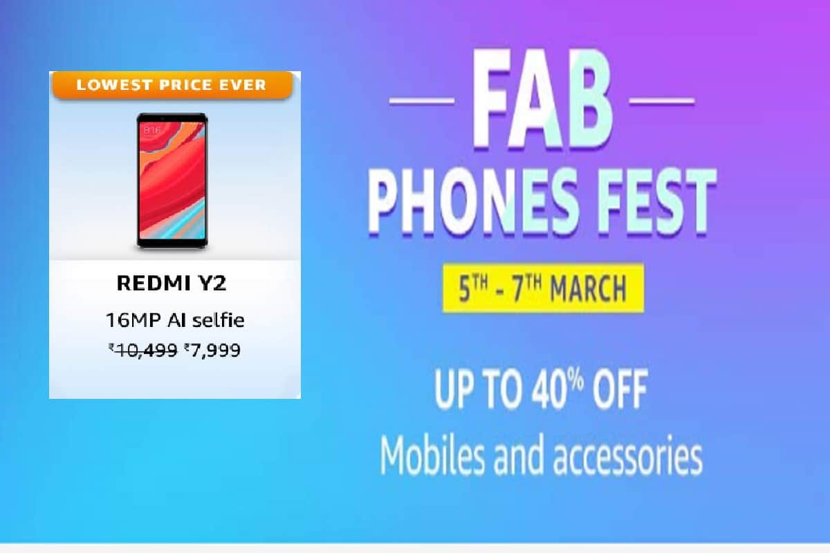 Amazon Fab Phone Fest Sale: Buy Mi A2, Redmi Y2, Realme U1 with Offers and Discounts