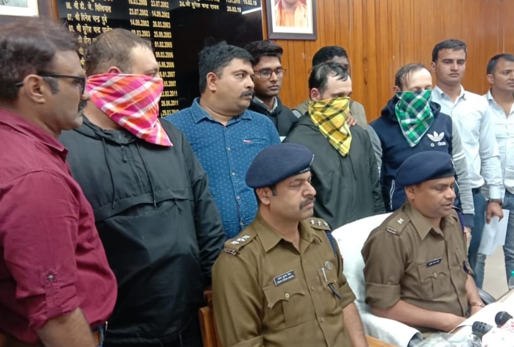 three citizen of romania arrested for fraud in lucknow.
