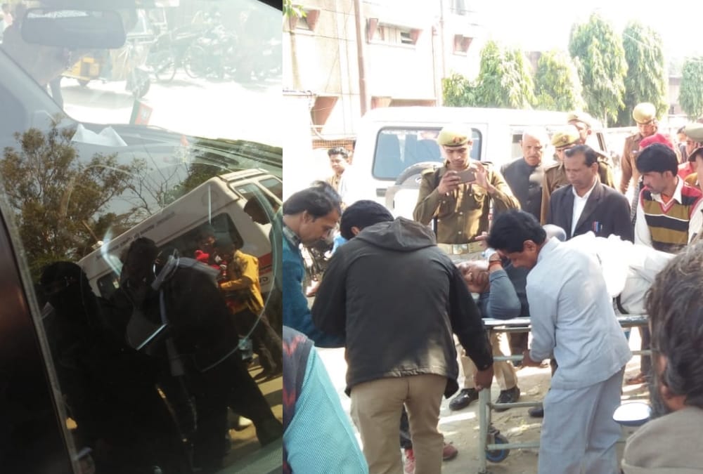 bjp leader ram sundar chaudhary attacked in bahraich.