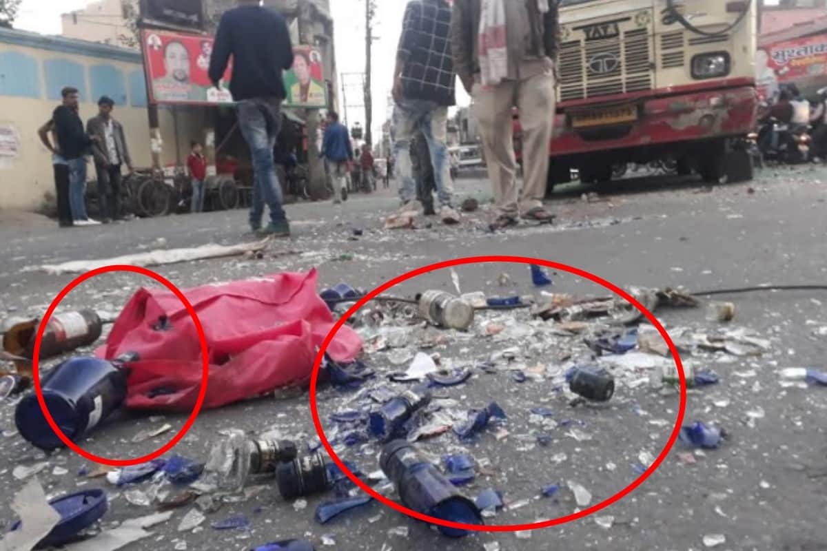 Meerut Bawal, Stressful situation after fire at religious place, police force deployed