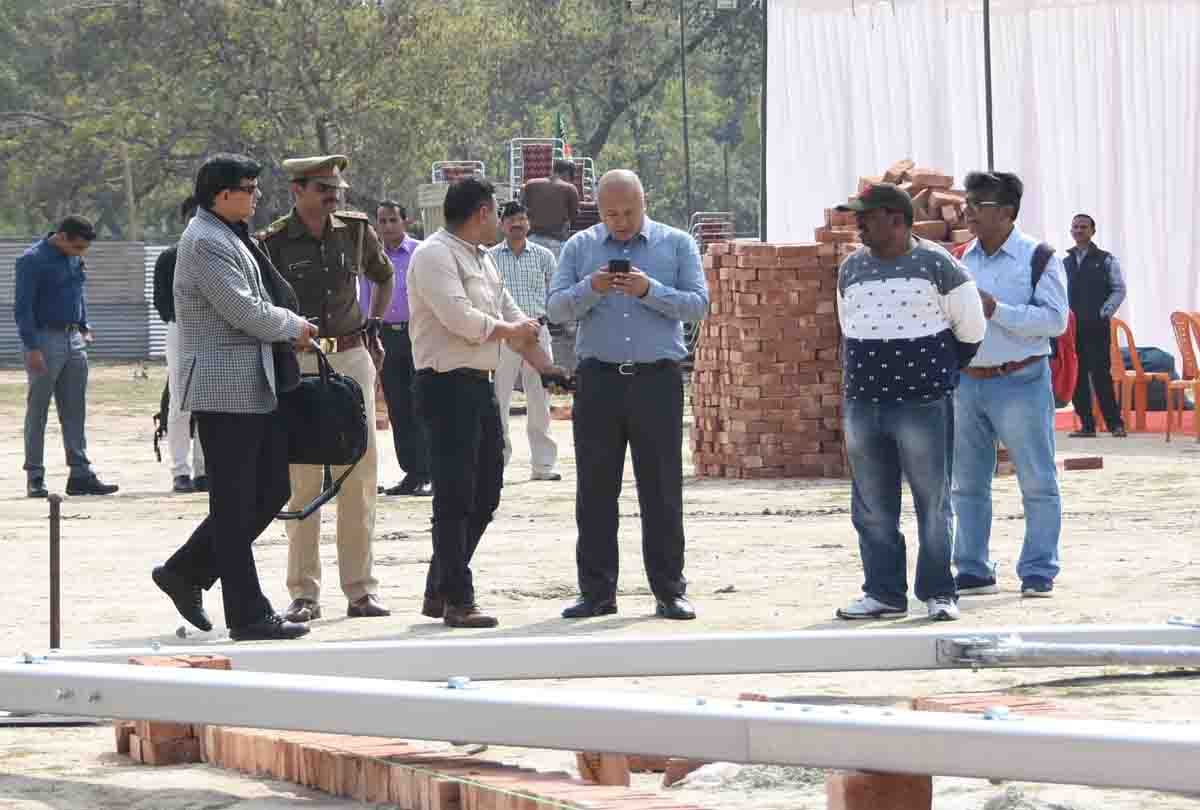 pm modi rally Preparation in kanpur