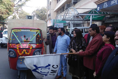 jammu nagar nigam to make soil from the flowers and worship material used in temples of Jammu