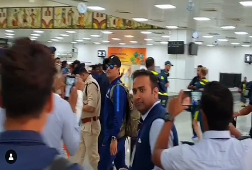 INDvsAUS: MS Dhoni takes Rishabh Pant, Kedar Jadhav for a ride on his Hummer ahead of Ranchi odi