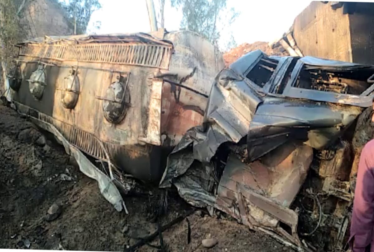two people burnt alive after fire broke out in oil tanker in nalagarh himachal