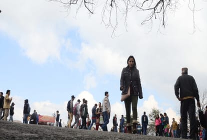 fresh snowfall in rohtang and rainfall in shimla