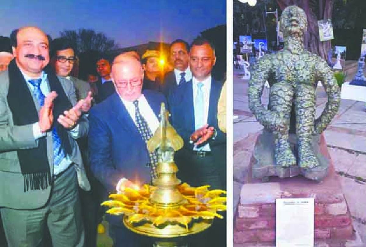 India International Center Sculpture Exhibition inaugurated by Lt Governor of Delhi
